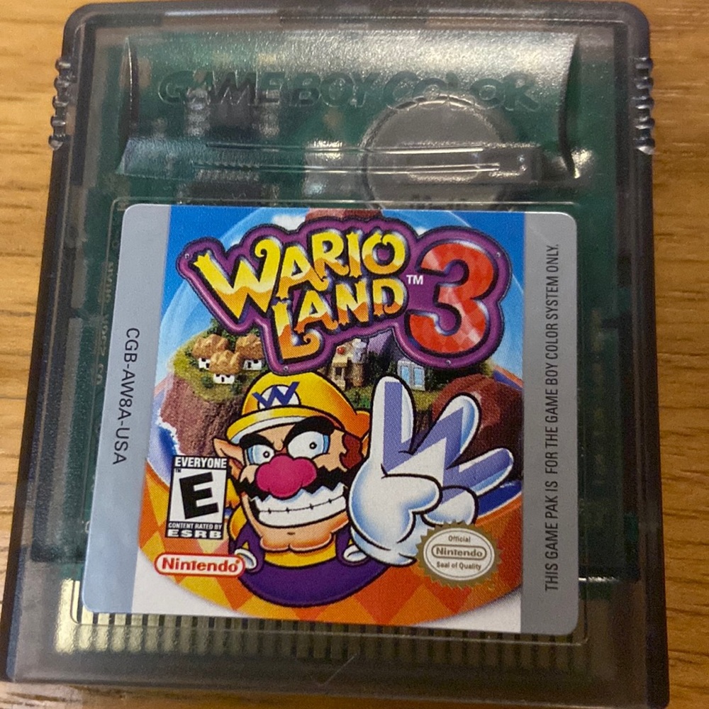 Vintage Game Boy Color Game
